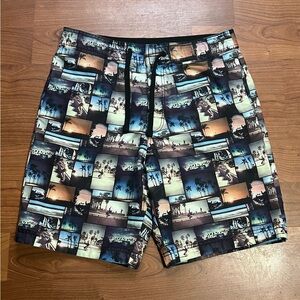 DIVIDED By ( H&M) Men's  Graphic Swim Shorts